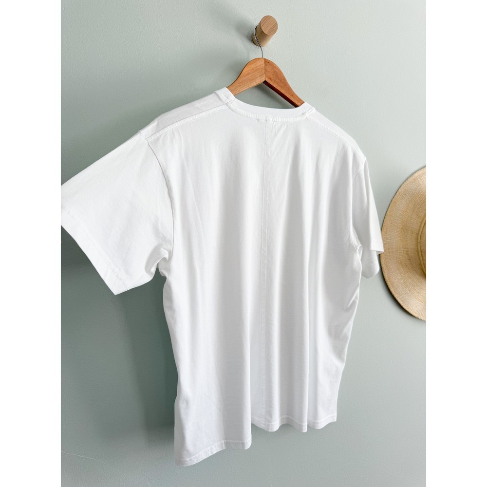 Madewell | NWT Relaxed Oversized Cotton Tee Eyelet White | Sz S - Picture 8 of 8